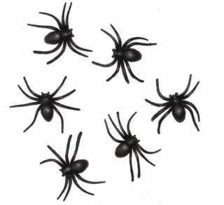 Dekorace pavouci (6ks)