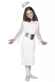 Dětský andělský kostým šaty Dětské Velikosti Kostýmů: S (4-6 let)