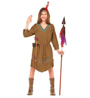 Dětský indiánský kostým Dětské Velikosti Kostýmů: 128 cm (5-7 let)