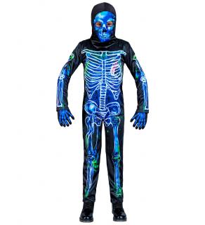 Dětský kostým kostlivec modrý Dětské velikosti kostýmů: 158 cm (11-13 let)