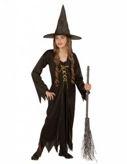 Dívčí kostým čarodějnice Dětské velikosti kostýmů: 128 cm (5-7 let)