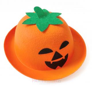 Halloween klobouk Dýně