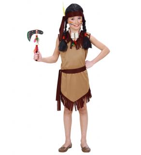Indiánský kostým pro děti Dětské velikosti kostýmů: 128 cm (5-7 let)