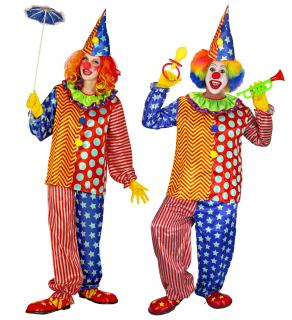 Karnevalový kostým pro klauna Pánské velikosti kostýmů: M (46-48)