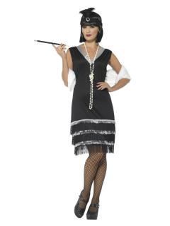 Kostým flapper šaty s kožíškem Dámské Velikosti Kostýmů: L (44-46)