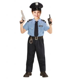 Kostým policista dětský Dětské velikosti kostýmů: 116 cm (4-5 let)