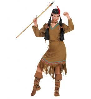 Kostým pro indiánku dospělý Dámské Velikosti Kostýmů: L (44-46)
