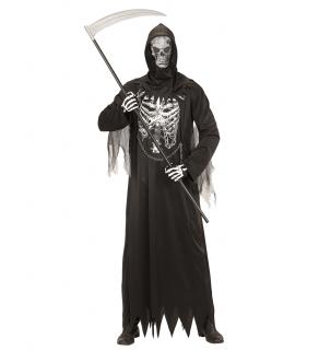 Kostým smrtka kostlivec dospělý Pánské velikosti kostýmů: XXL (58-60)