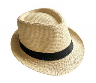 Letní slaměný fedora klobouk