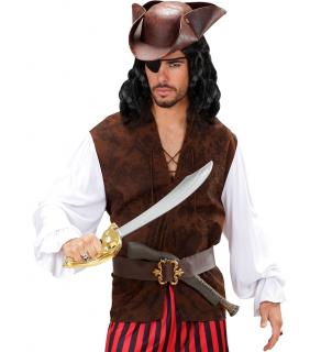 Pánská pirátská košile s vestou Pánské velikosti kostýmů: XL (54-56)