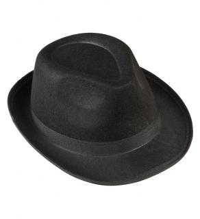Pánský fedora klobouk černý