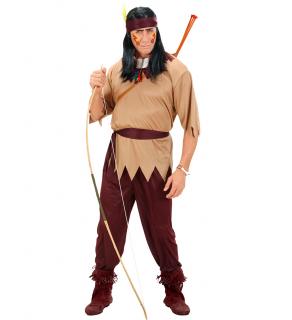 Pánský indiánský kostým pro dospělé Pánské velikosti kostýmů: M (46-48)