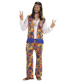 Pánský kostým Hippies dospělý Pánské velikosti kostýmů: M (46-48)