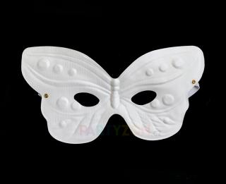 Papírová maska k domalování Motýl