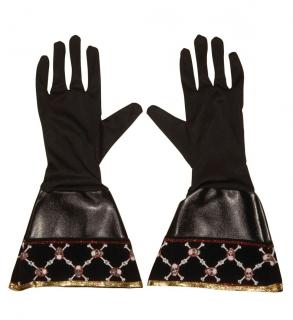 Pirátské rukavice černé