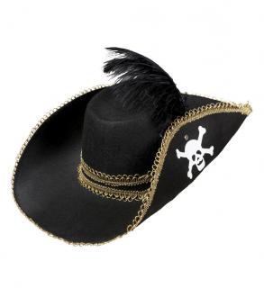 Pirátský klobouk s brkem