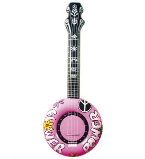 Růžové nafukovací banjo