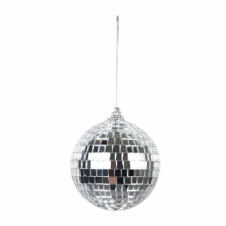 Stříbrná disco koule 8 cm