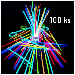 Svítící tyčinky Lightstick 100 ks