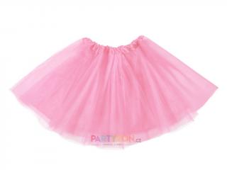TUTU sukně světlá růžová 40cm Barva tylové tutu sukně: růžová