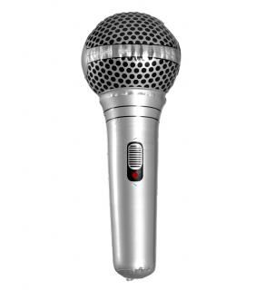 Velký nafukovací mikrofon 35 cm
