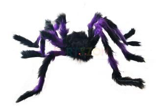 Velký strašidelný pavouk 80 cm (mix)