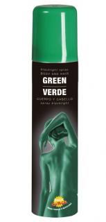 Zelený sprej na tělo a vlasy