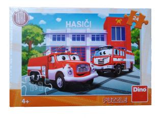 Puzzle hasič DINO 24 dílků