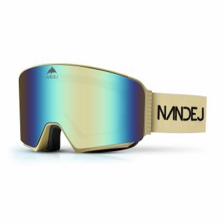 Lyžařské brýle NANDEJ MOUNT NEW - Sent/ rain blue Brýle + pevné ochranné pouzdro