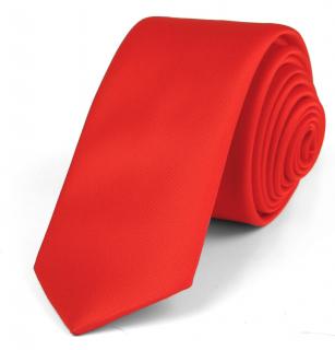 Kravata PESh 6 cm Givaz Barevná varianta: červená21053
