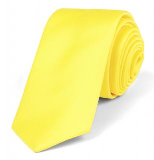 Kravata PESh 6 cm Givaz Barevná varianta: žlutá31031