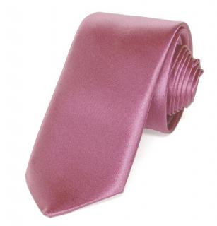 Kravata PESh 6 cm satén růžová Barevná varianta: starorůžová 10