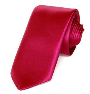 Kravata PESh 7 cm satén červená Barevná varianta: červená 04