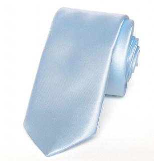 Kravata PESh 7 cm satén modrá Barevná varianta: modrá 20