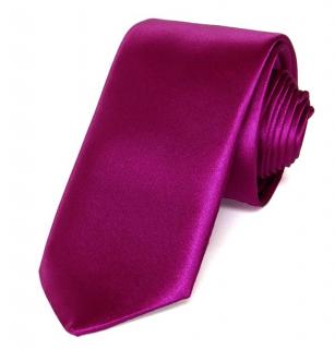 Kravata PESh 8 cm satén růžová Barevná varianta: tmavě fuchsie 08