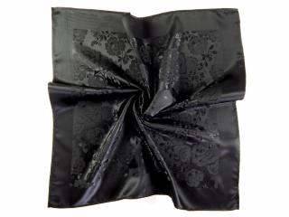 Šátek Ondrin VSh 76x76 Růže černá Barevná varianta: černá