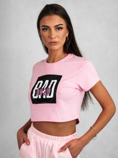 Crop Top BAD Pink Velikost: L