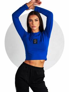 Crop Top Unique Blue Velikost: S