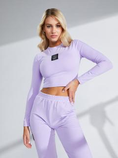 Crop Top Unique Lilac Velikost: L