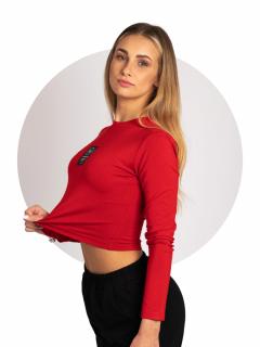 Crop Top Unique Red Velikost: L