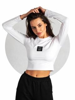 Crop Top Unique White Velikost: L