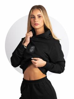 Mikina Comfy Crop Black Velikost: L