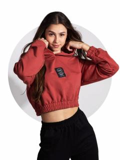 Mikina Comfy Crop Chili Velikost: M