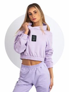 Mikina Comfy Crop Lilac Velikost: XS