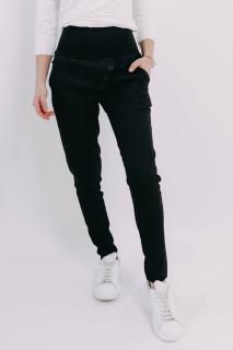 Kalhoty Reece High Black S - prodloužená délka