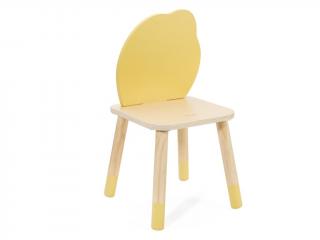 Dětská židlička - citrón