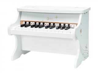 Dětské piano - bílé
