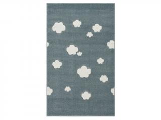 Dětský koberec - Malý Mráček barva: mintová-bílá, rozměr: 160 x 230 cm