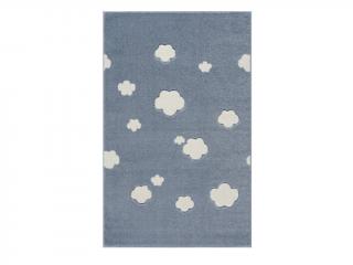 Dětský koberec - Malý Mráček barva: modrá-bílá, rozměr: 160 x 230 cm