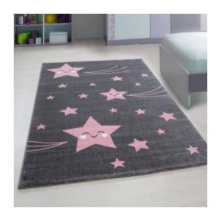 Dětský koberec - Růžové komety rozměr: 120x170